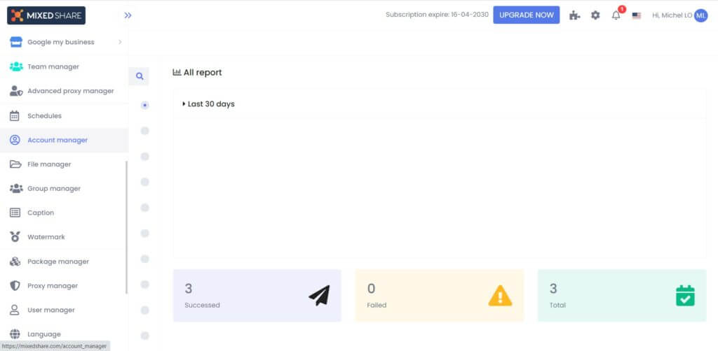 account manager mixedshare